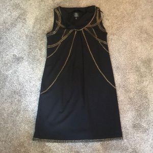 Suzi Chin Gold Embellished Dress